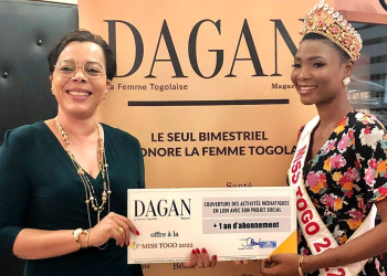 Miss Togo abonnée de Dagan Magazine