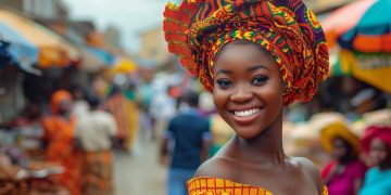 Le pagne comme accessoire beauté headwraps et styles innovants